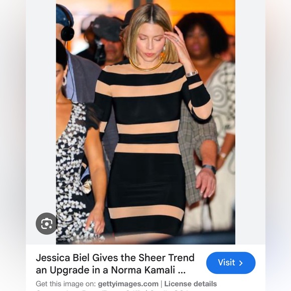 Norma kamali size xxs stripped maxi dress black and white - Picture 4 of 5